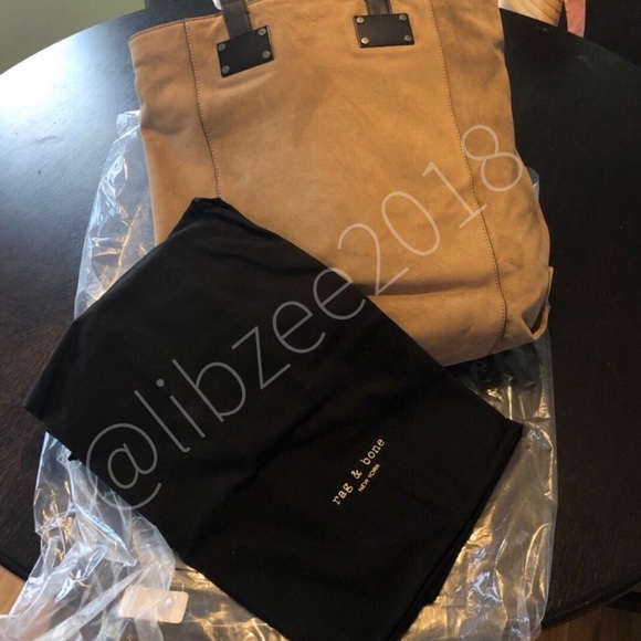 Rag & Bone Suede Tote Bag NWT & Dust Bag - Picture 2 of 8